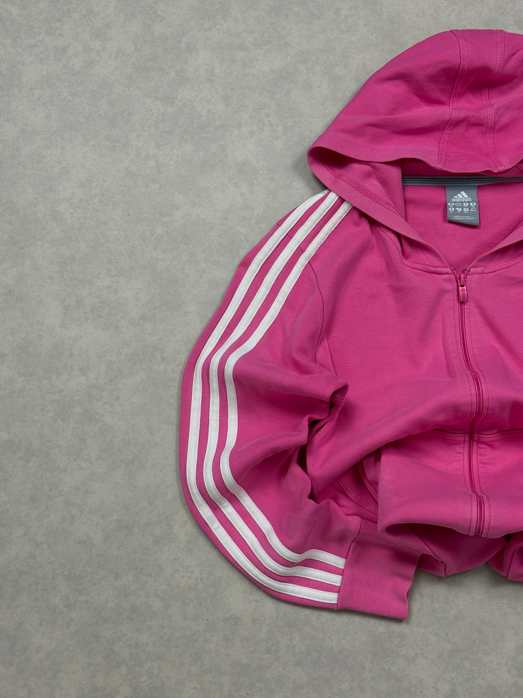 Bluza Adidas Zip Różowa Y2K [XS]