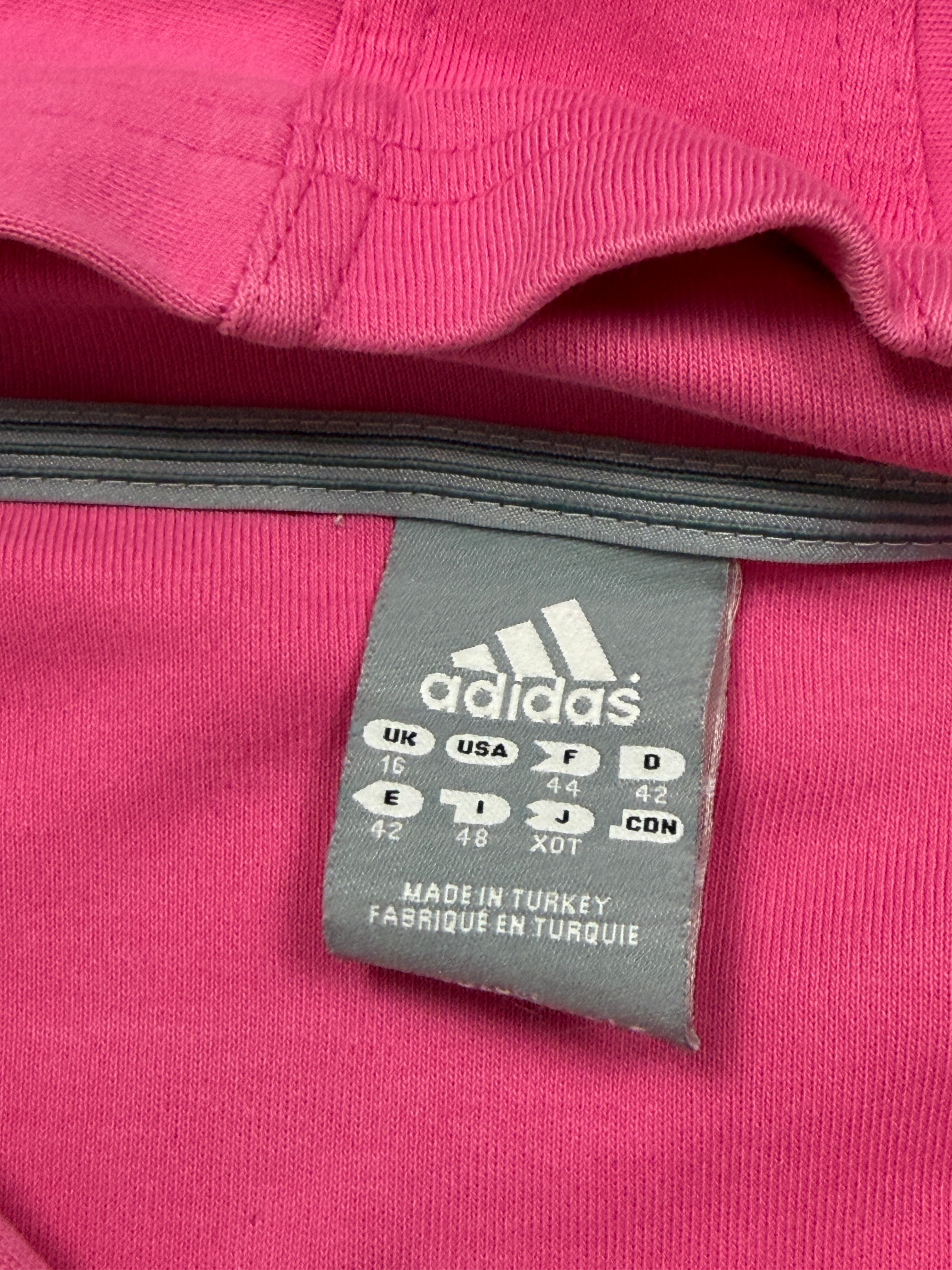 Bluza Adidas Zip Różowa Y2K [XS]