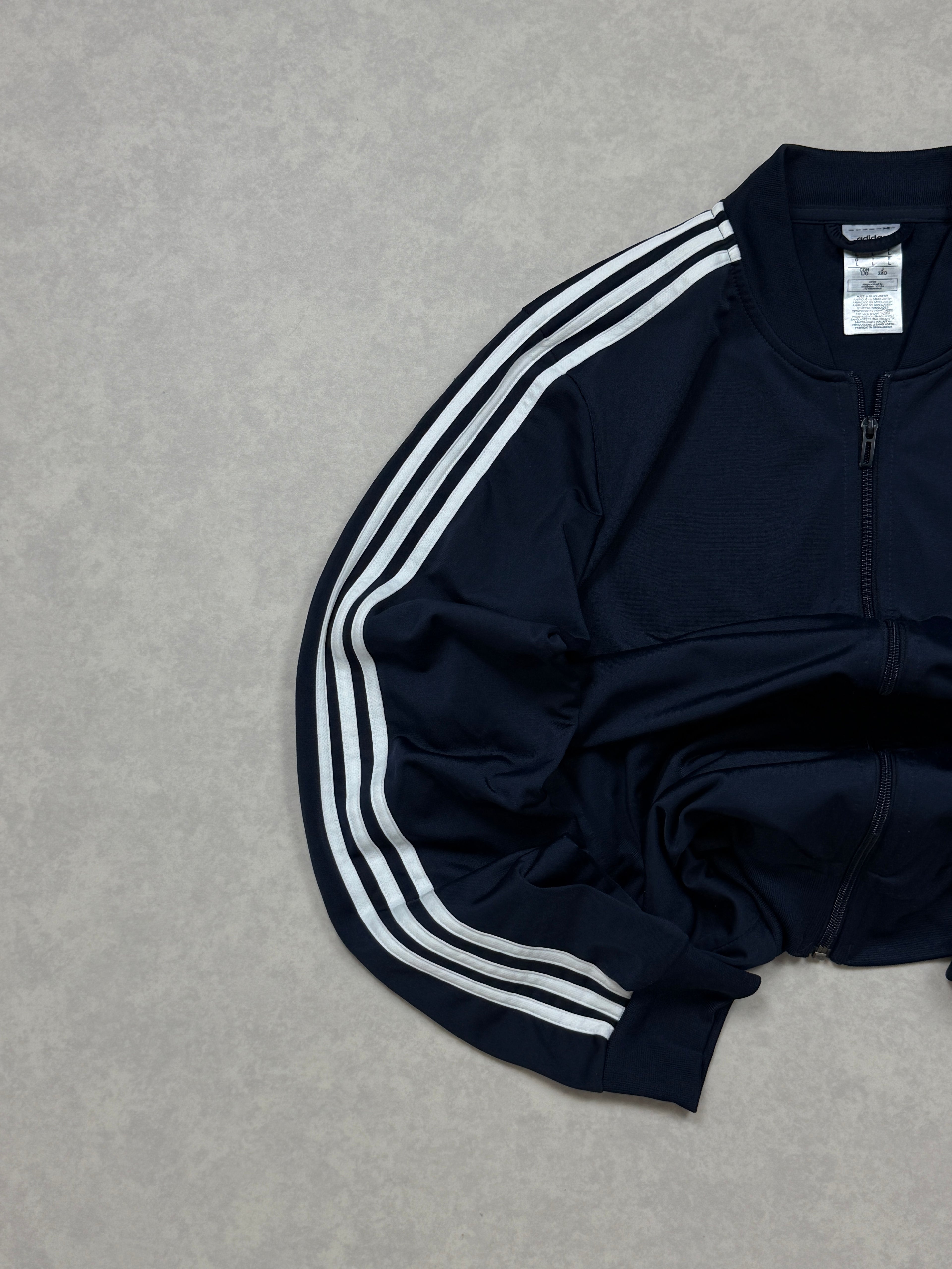 Bluza Adidas Granatowa Zip [L]