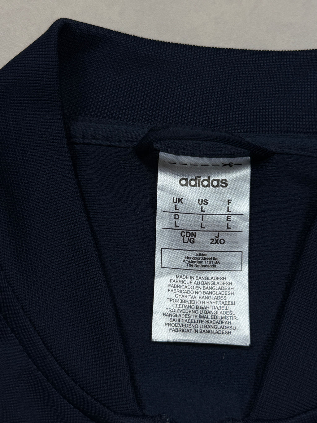 Bluza Adidas Granatowa Zip [L]