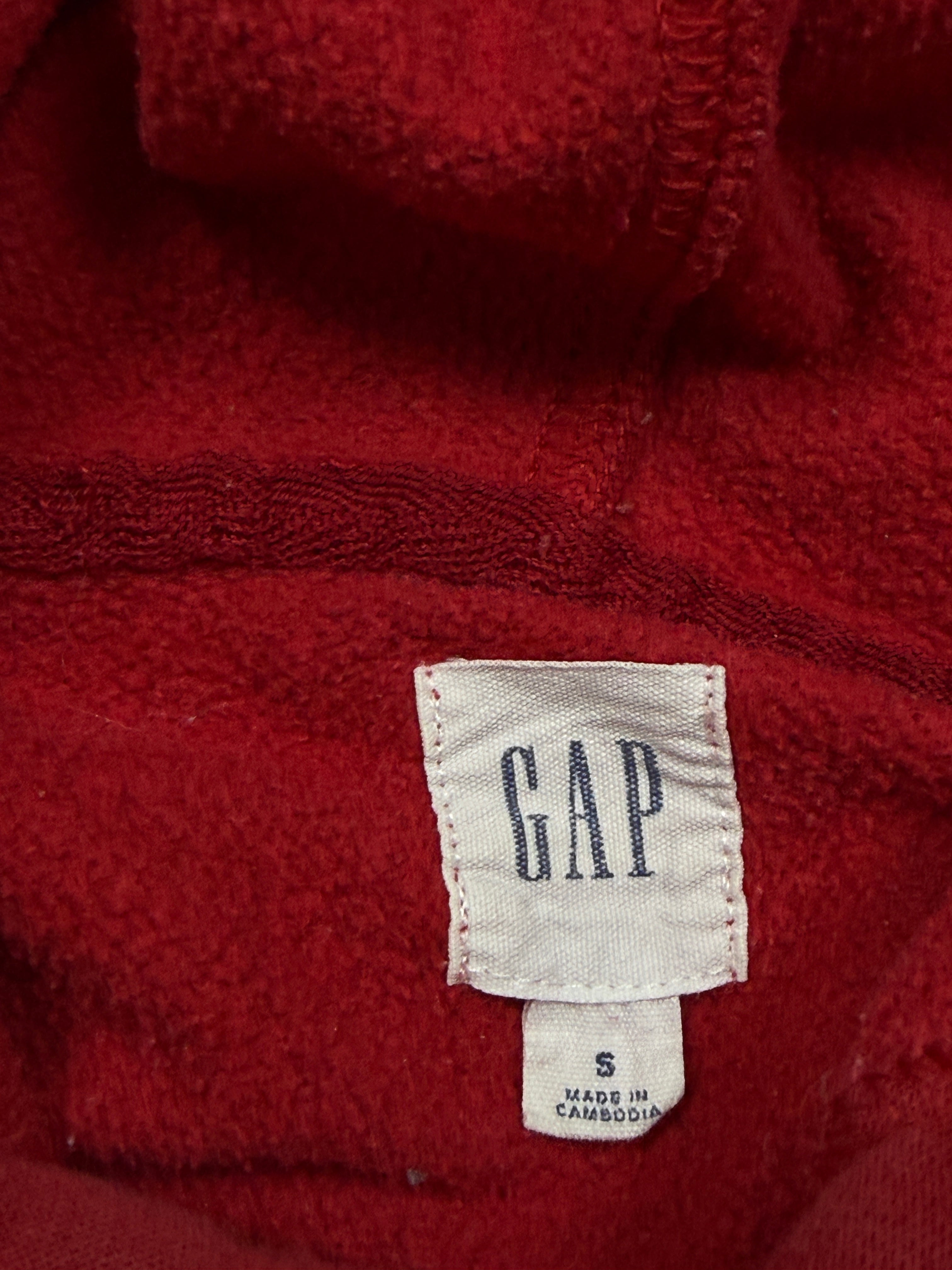 Bluza Gap Czerwona Haft Logo [S]