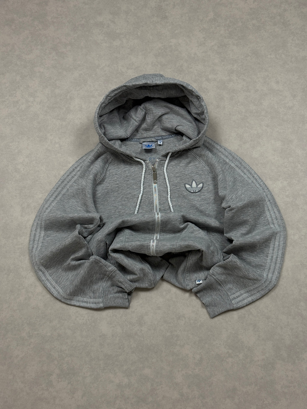 Bluza Adidas Zip Szara Basic [XS]