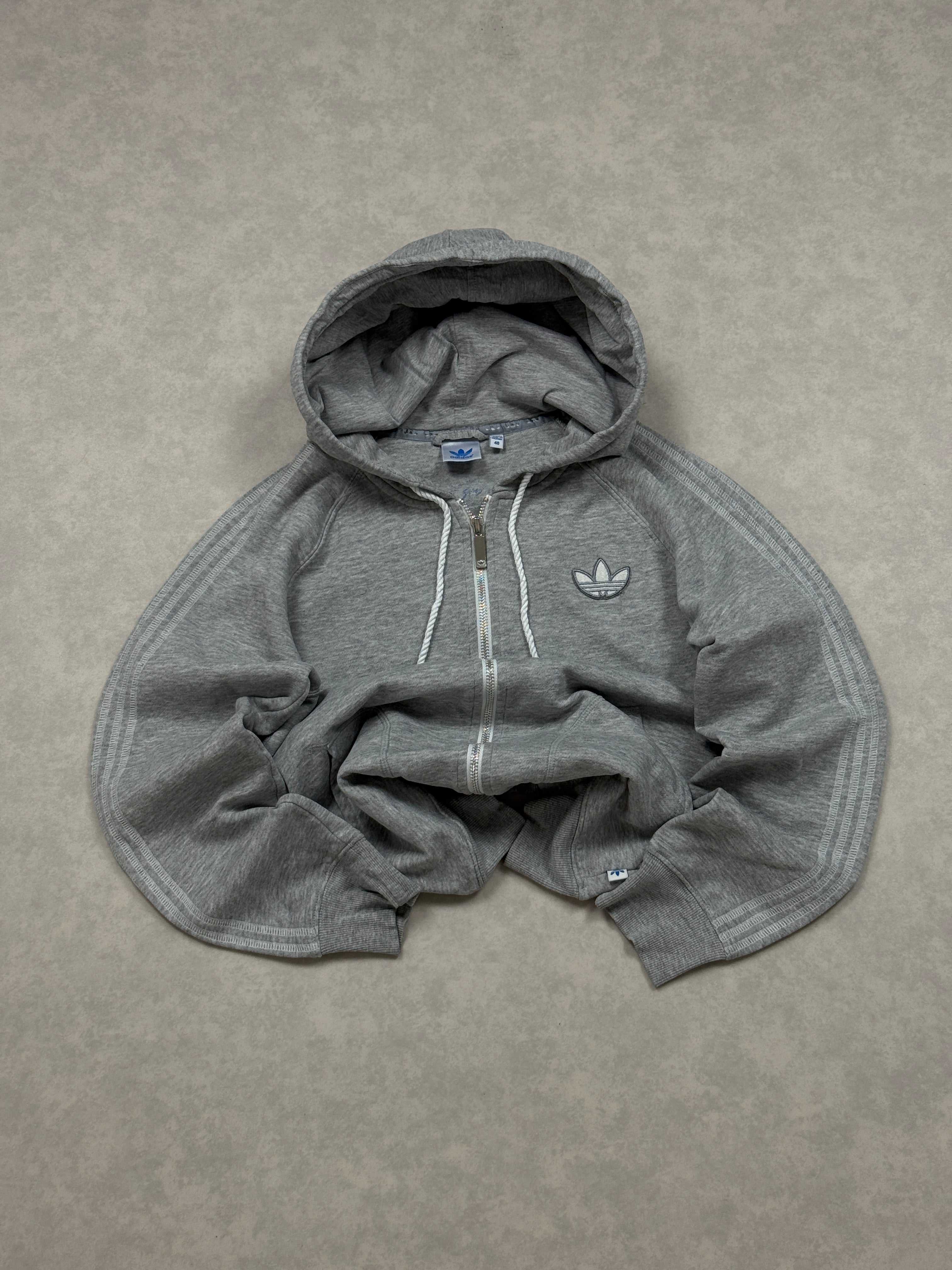 Bluza Adidas Zip Szara Basic [XS]