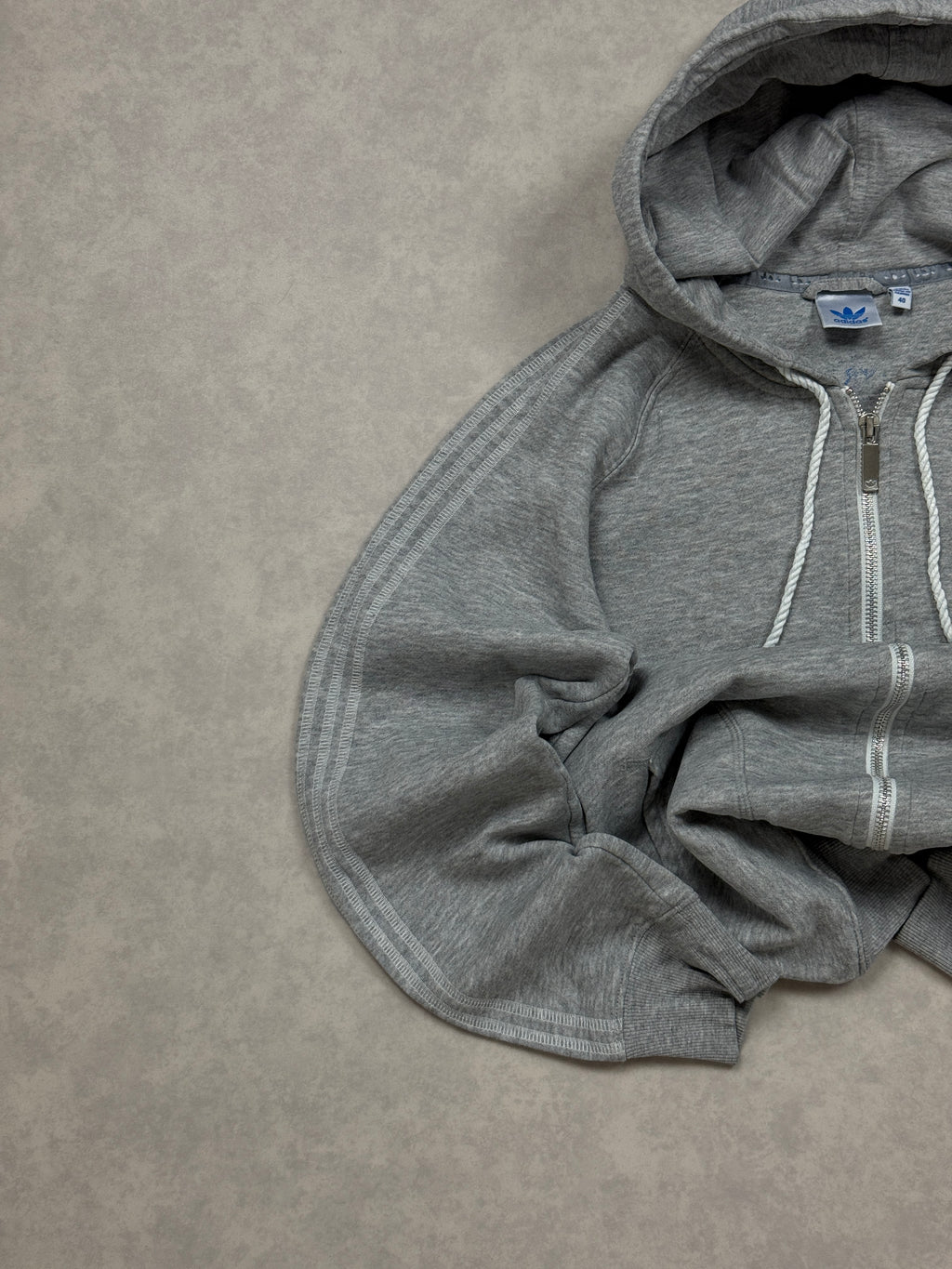 Bluza Adidas Zip Szara Basic [XS]