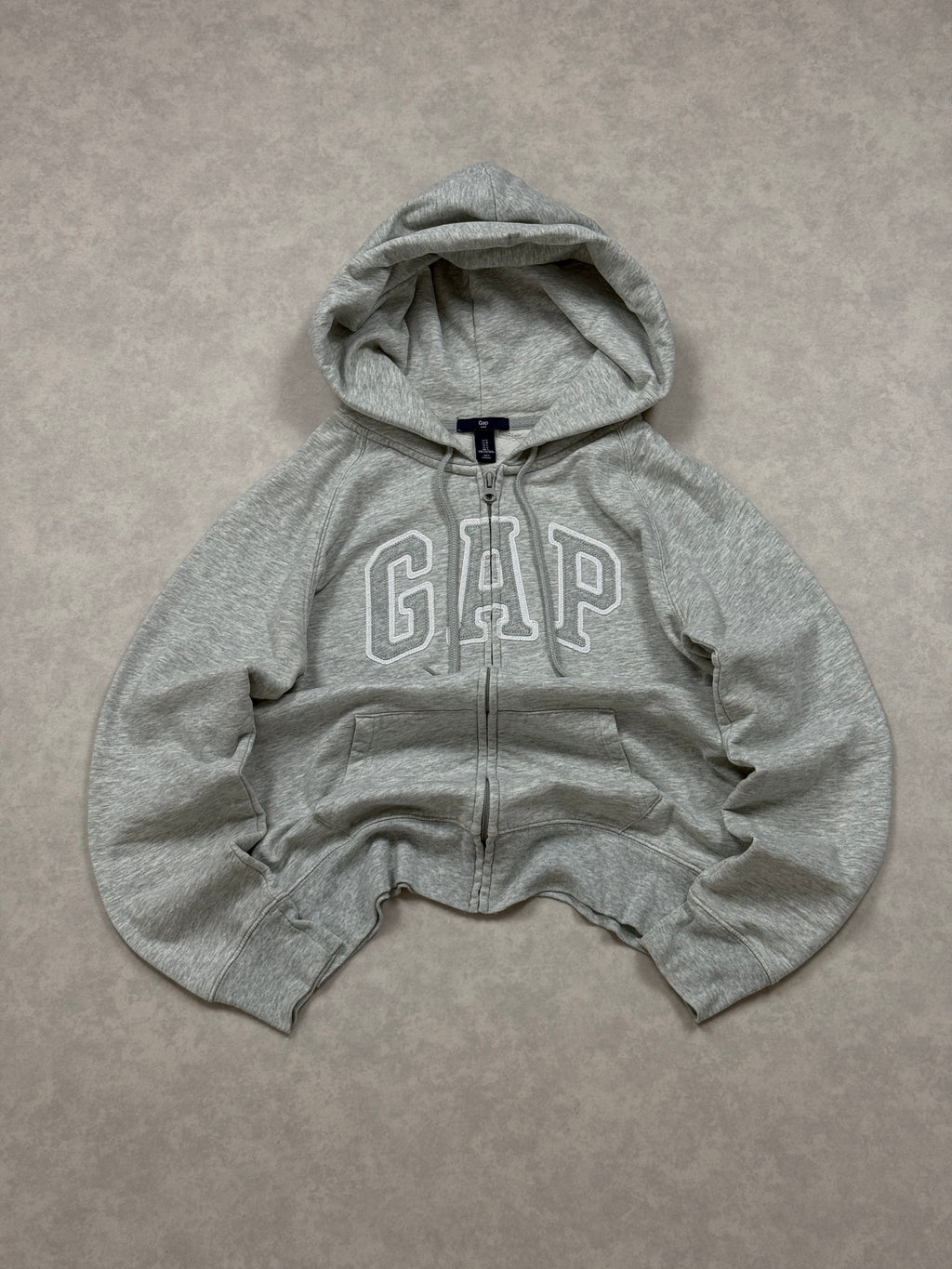 Bluza Gap Szara Zip Haft Logo [S]