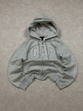 Bluza Gap Szara Zip Haft Logo [S]