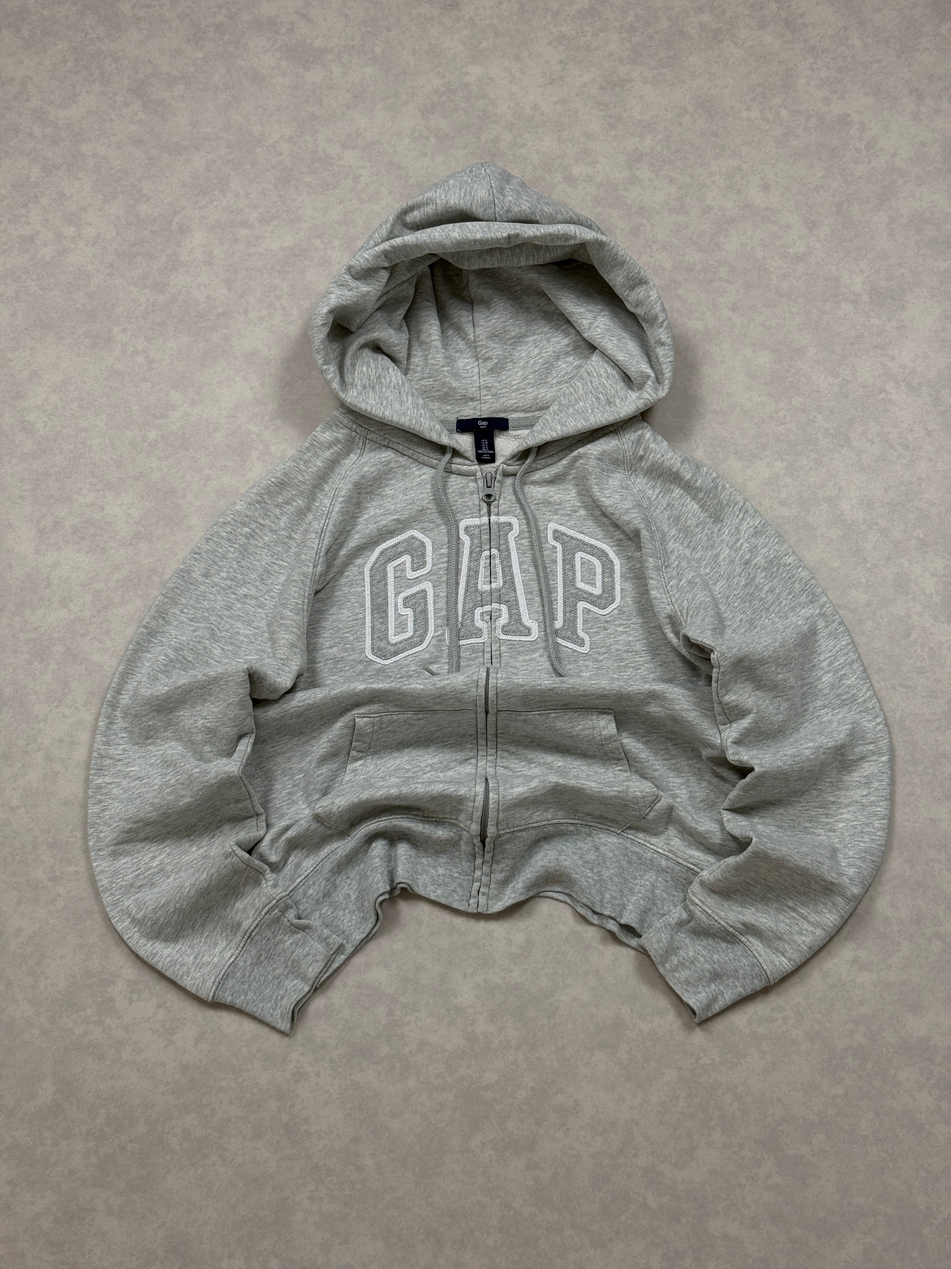 Bluza Gap Szara Zip Haft Logo [S]