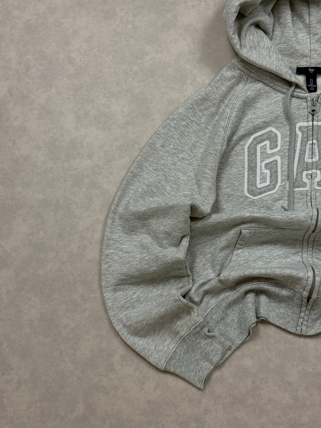 Bluza Gap Szara Zip Haft Logo [S]