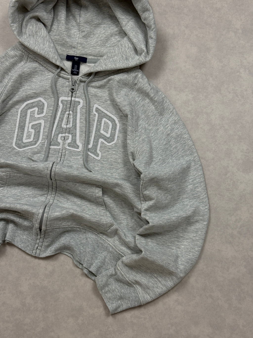 Bluza Gap Szara Zip Haft Logo [S]