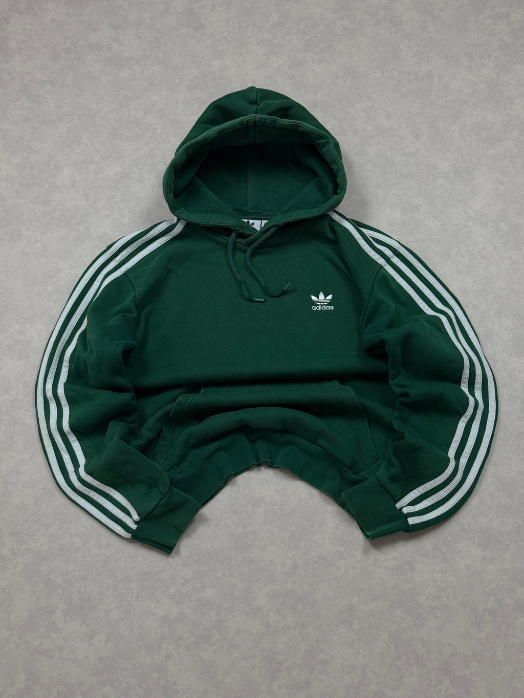 Bluza Adidas Basic Zielona Haft Logo [S]