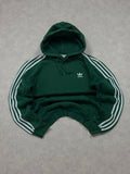 Bluza Adidas Basic Zielona Haft Logo [S]