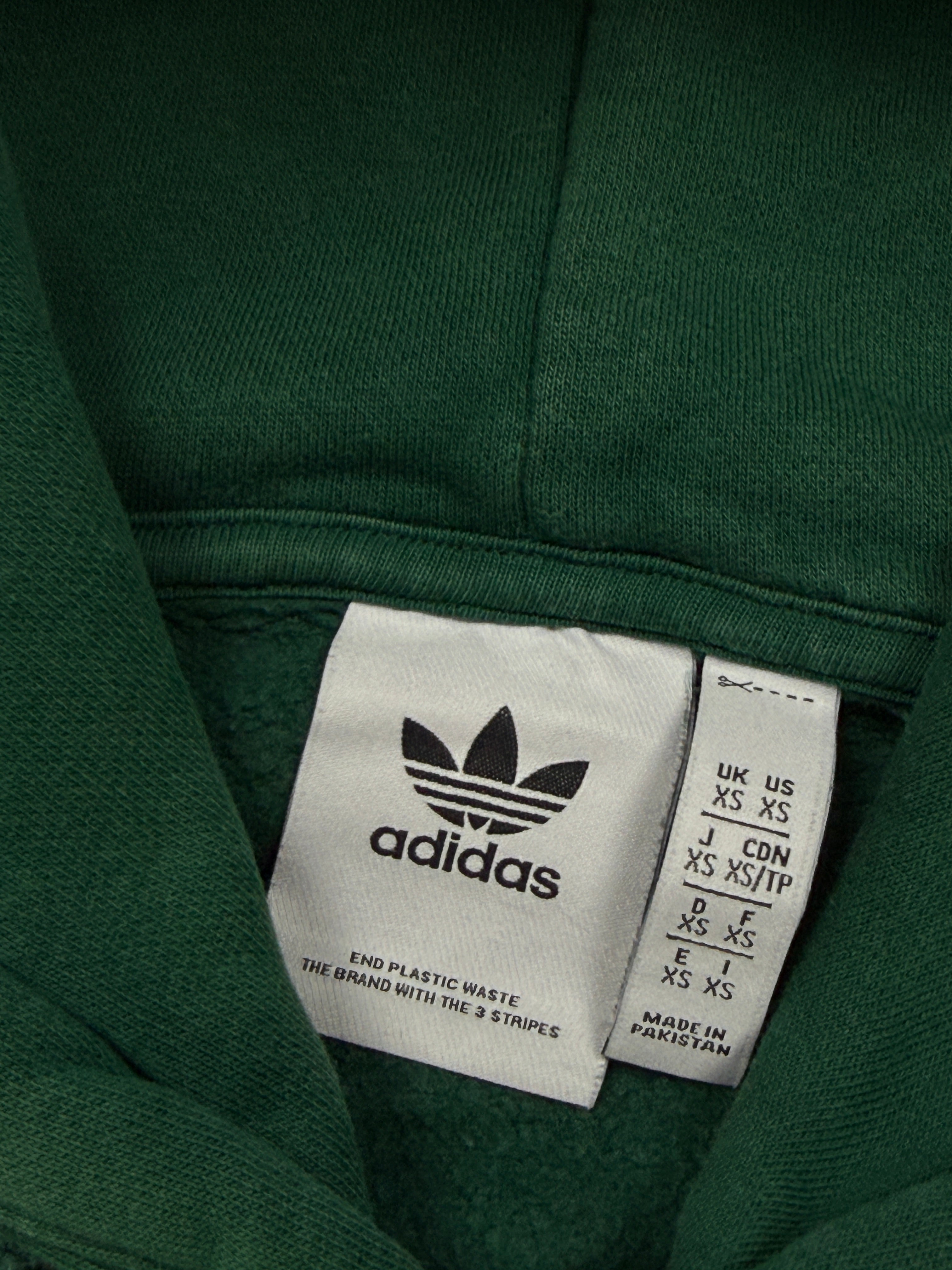 Bluza Adidas Basic Zielona Haft Logo [S]