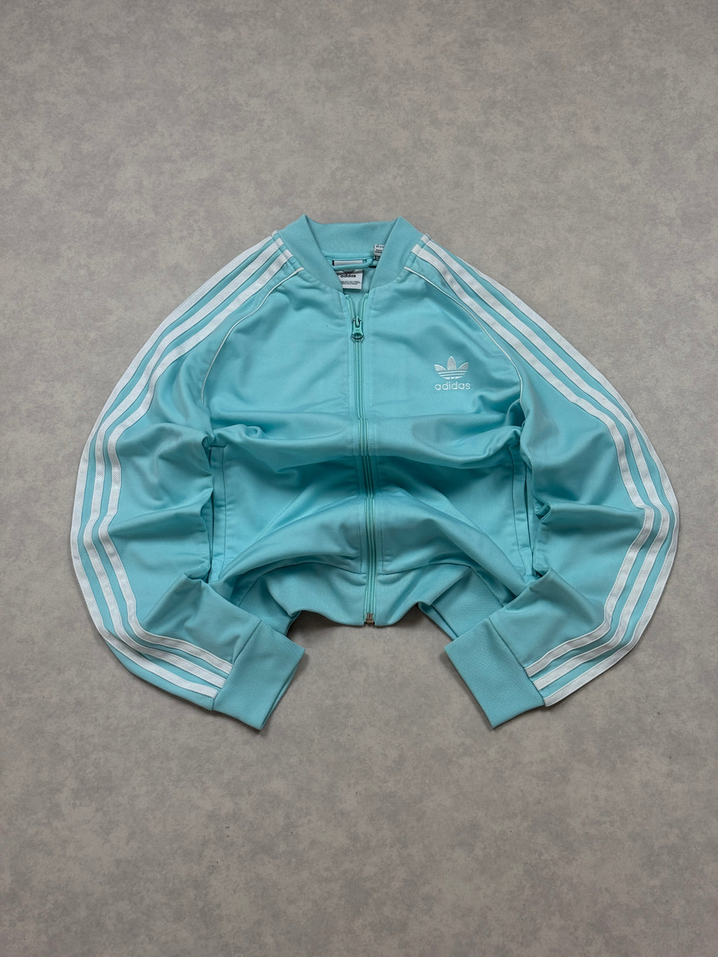 Bluza Adidas Turkusowa Tracksuit Zip Y2K [XS]