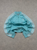 Bluza Adidas Turkusowa Tracksuit Zip Y2K [XS]