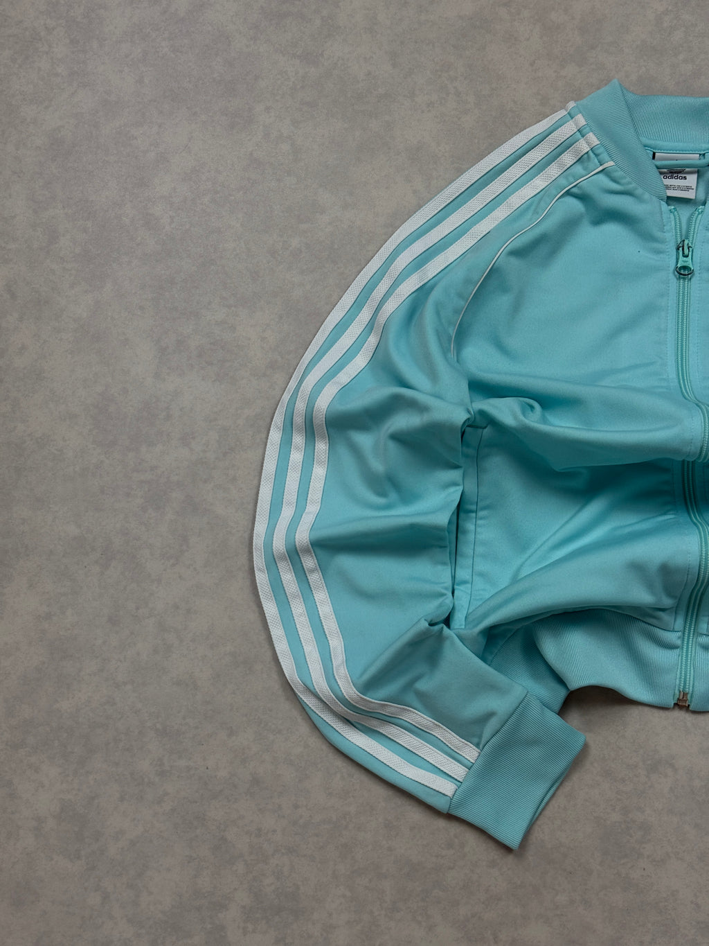Bluza Adidas Turkusowa Tracksuit Zip Y2K [XS]