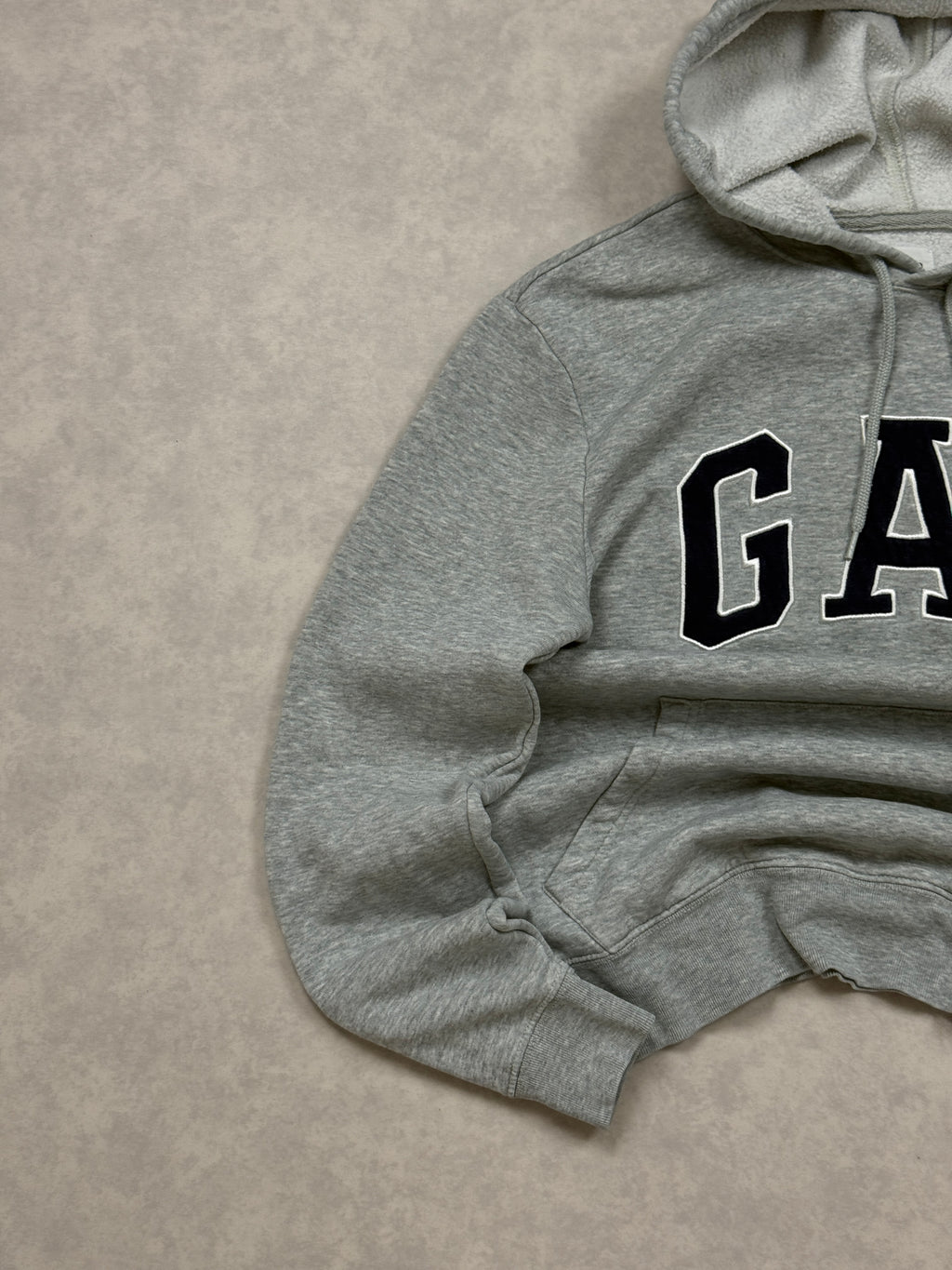 Bluza Gap Szara Hoodie Haft Logo [S]