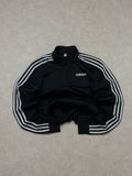 Bluza Adidas Czarna Zip Logo [S]