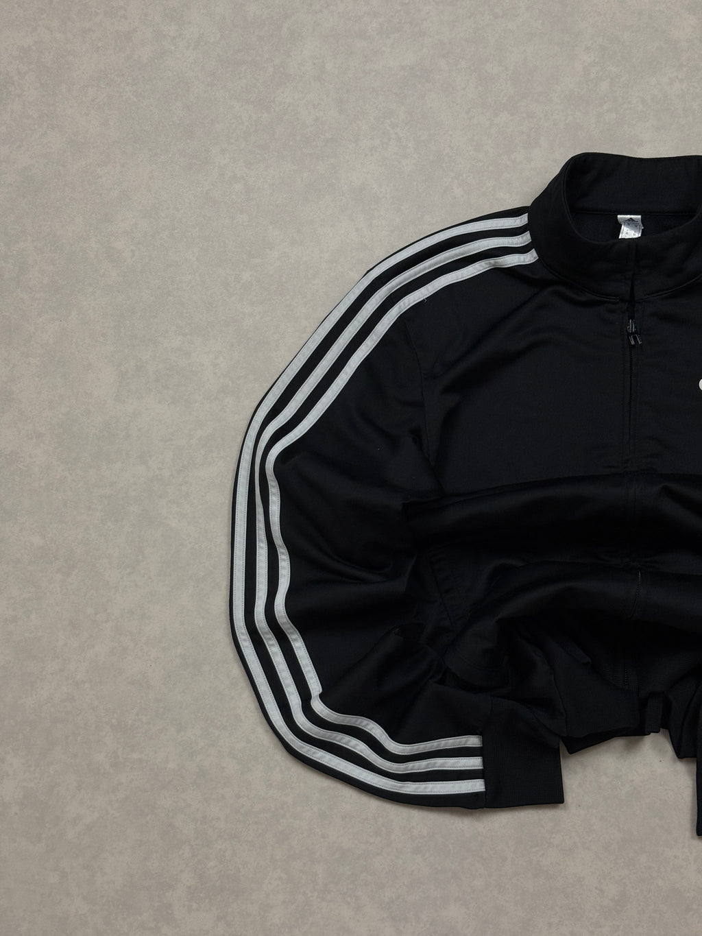 Bluza Adidas Czarna Zip Logo [S]